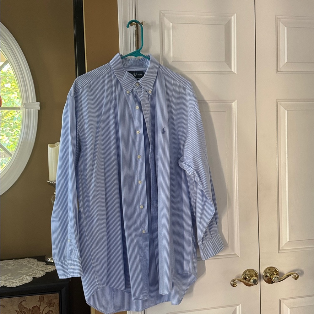 Ralph Lauren Blue Striped Shirt dress